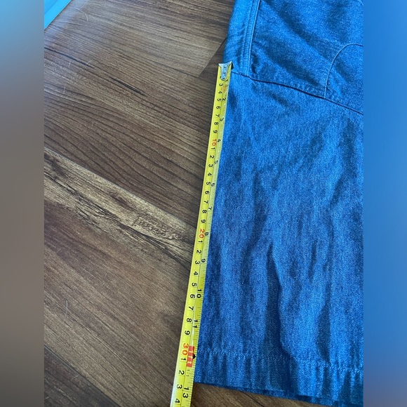 Express Rider Shirt Mens Western Blue Denim Short Sleeve Vintage - Picture 13 of 13